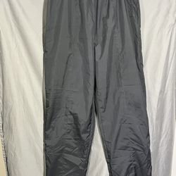 VTG New Balance Lined Track Pants Men's XL Pockets, Zipper Ankles Black Logo