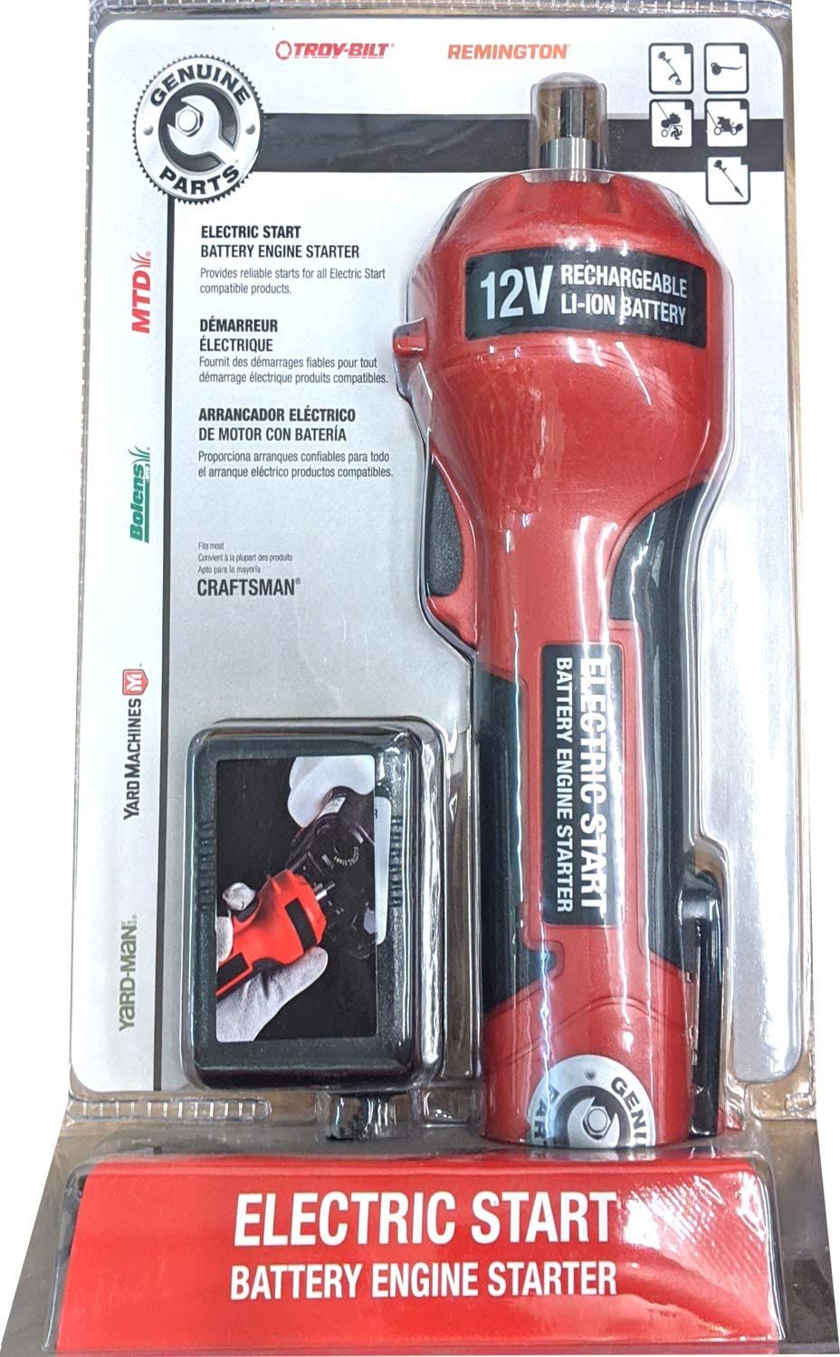 Genuine Parts 49MRBESY953 12V Battery Starter, Natual