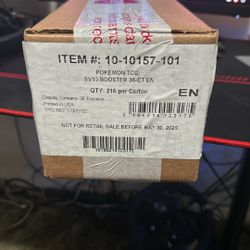 Pokemon Destined Rivals Sealed case Booster Boxes