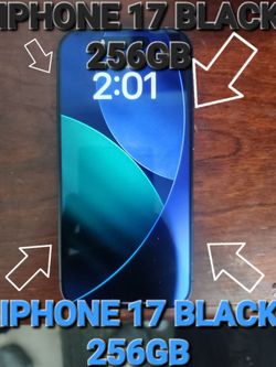 IPHONE 17 BLACK 256GB AMAZING CONDITION