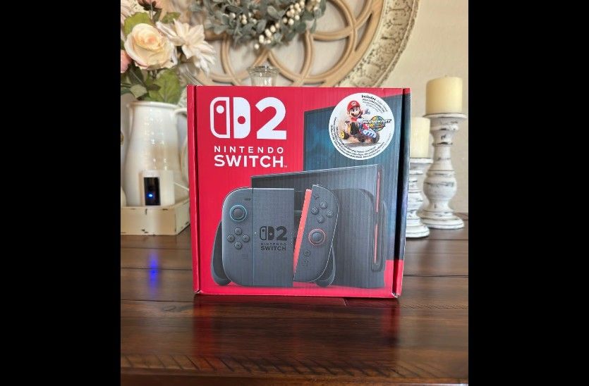 NEW Nintendo Switch 2 Console System Mario Kart World Bundle IN HAND