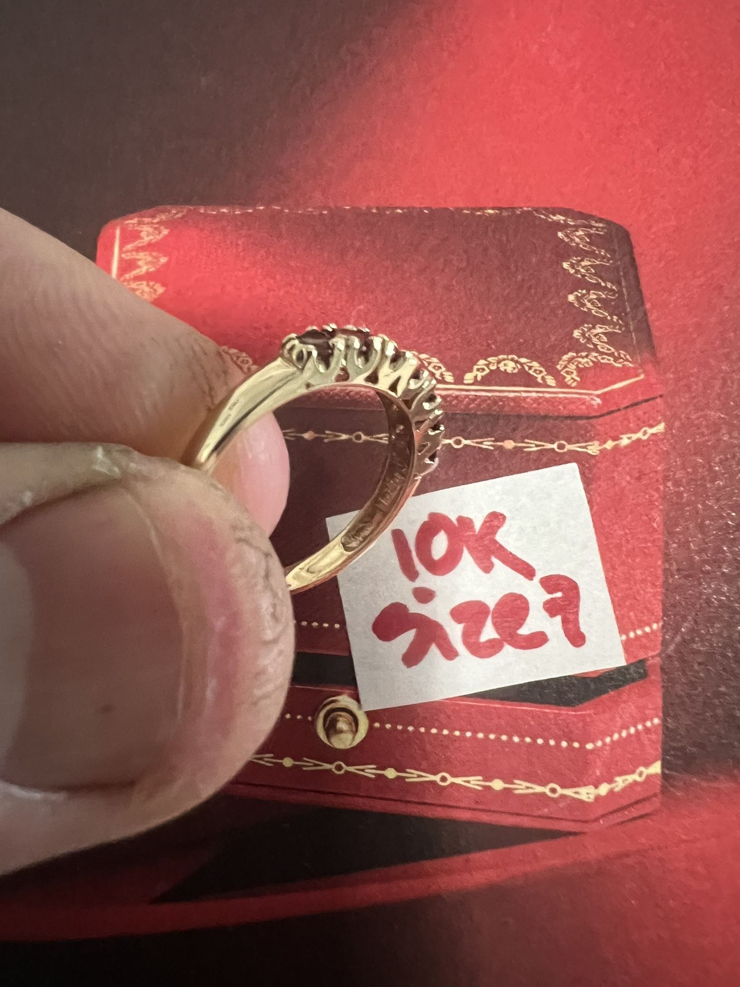 10K Solid Gold Wedding Ring Size 7