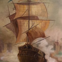 Antique Oil Painting 