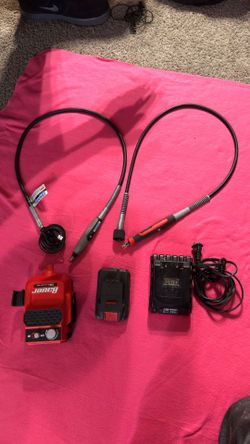 Bauer 20V Rotary Tool with Flex Shafts and Battery