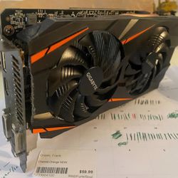 Gigabyte GeForce GTX 1060 3GB Windforce OC GV-N1060WF2OC-6GD Video Card GPU