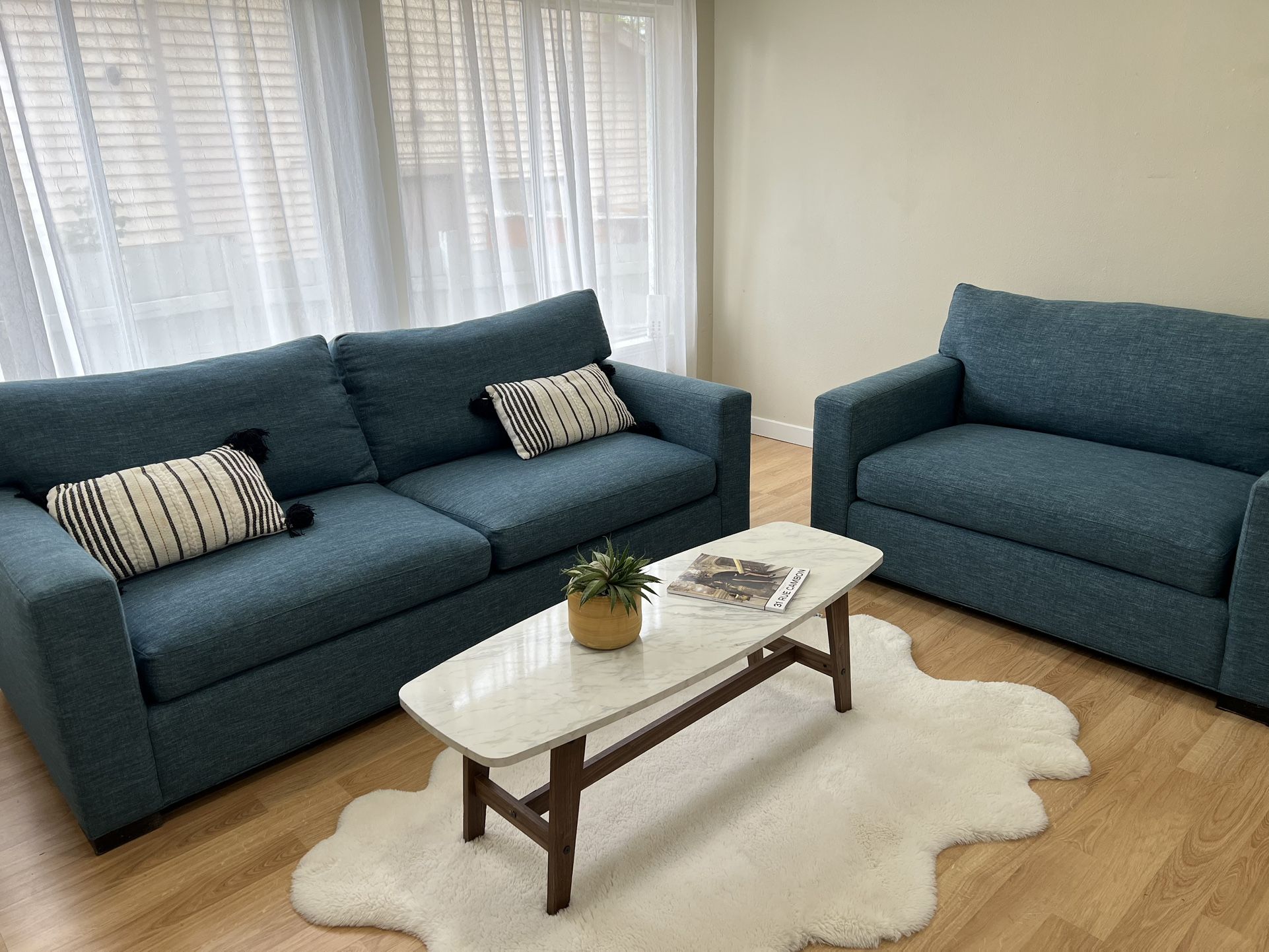Crate & Barrel Sofa Set | FREE DELIVERY