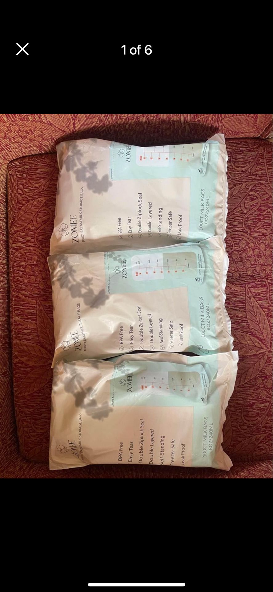 Breast Milk Storage Bags  Motif And Zomee 
