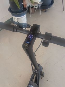 Black Electric Scooter with Display