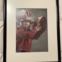 Framed And Matted OSU Child Print 23.5x19.5
