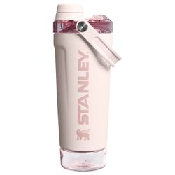stanley shaker bottle rose gold