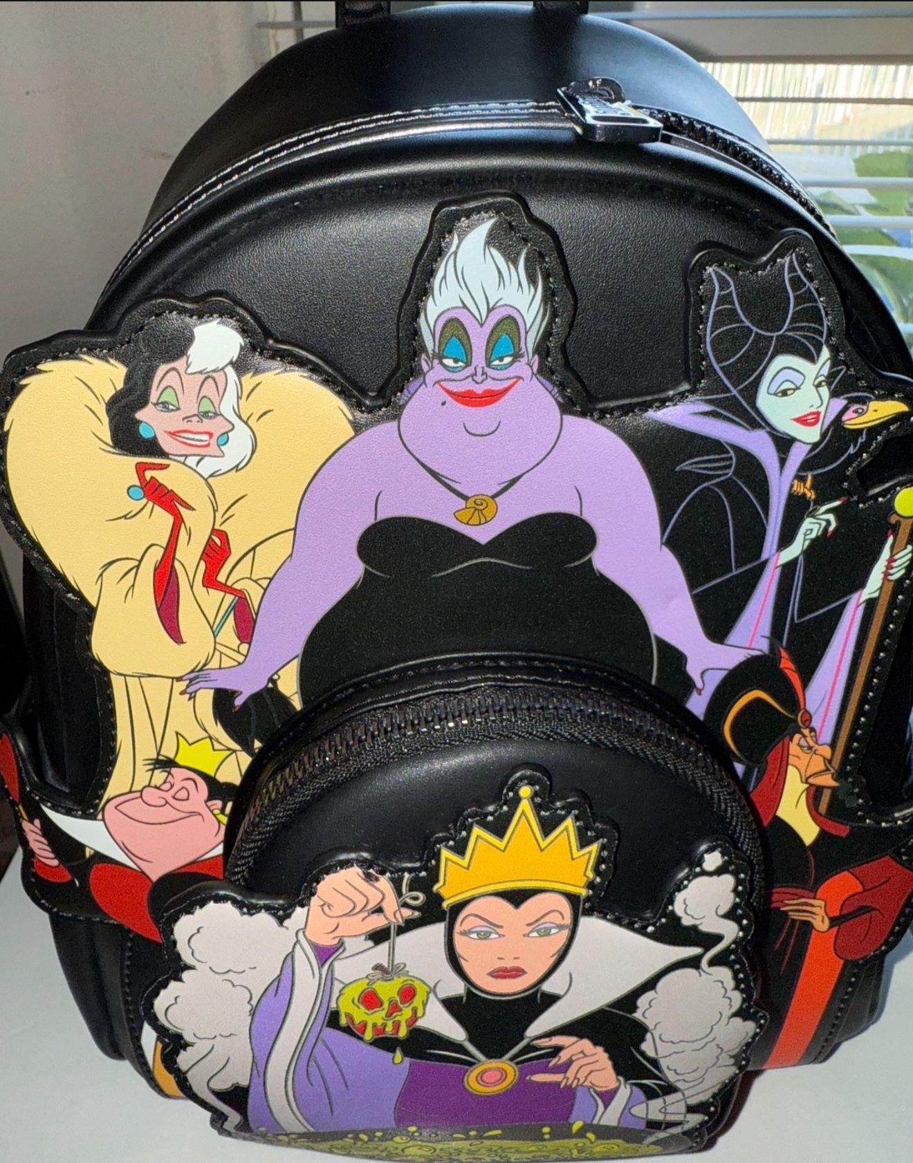 Disney Villains Exclusive Glow In The Dark Mini Backpack/ Loungefly