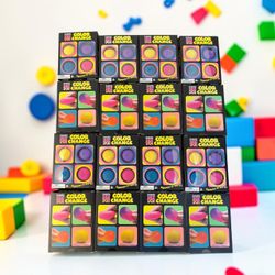 16 Schylling Teenie Nee Doh Color Change 4 Pack Sensory Fidget