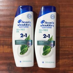 Head And Shoulders Pyrithione Zinc 2 In 1 Dandruff Shampoo And Conditioner: TEA TREE OIL; 12.5 oz Each (2 For $10)