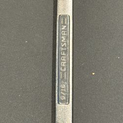 Vintage Craftsman 9/16" Combination Wrench 6-point -VA- 44386. Made on the USA. Nice!