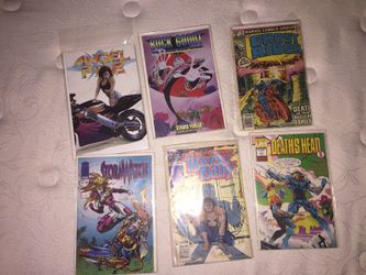 6 comic books