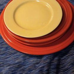 Stack Of Vintage Plates