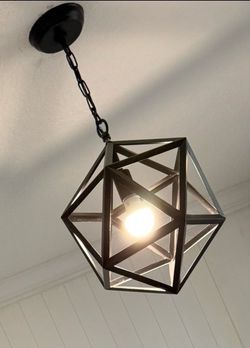 Geometric Ceiling Light Fixture