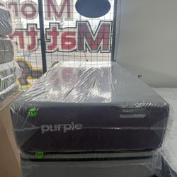 TWIN XL PURPLE RESTORE (FIRM) MATTRESS & BOX SPRING BED SET