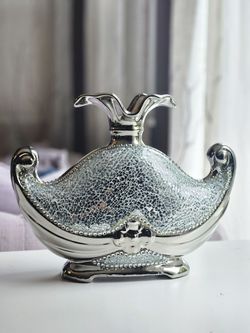 Silver Decorative Vase (European)