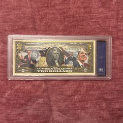 President Barack Obama 2 Dollar Bill 