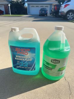 New windshield washer fluid