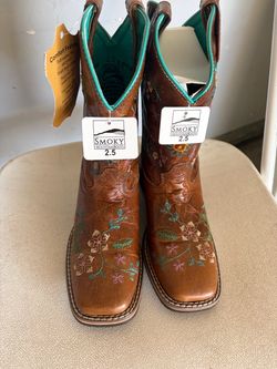 Smoky Mountain Boots Kids Cowboy Boots Size 2.5