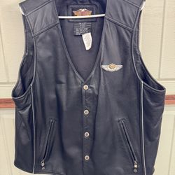 Authentic Harley Vest 20th Year Anniversary 