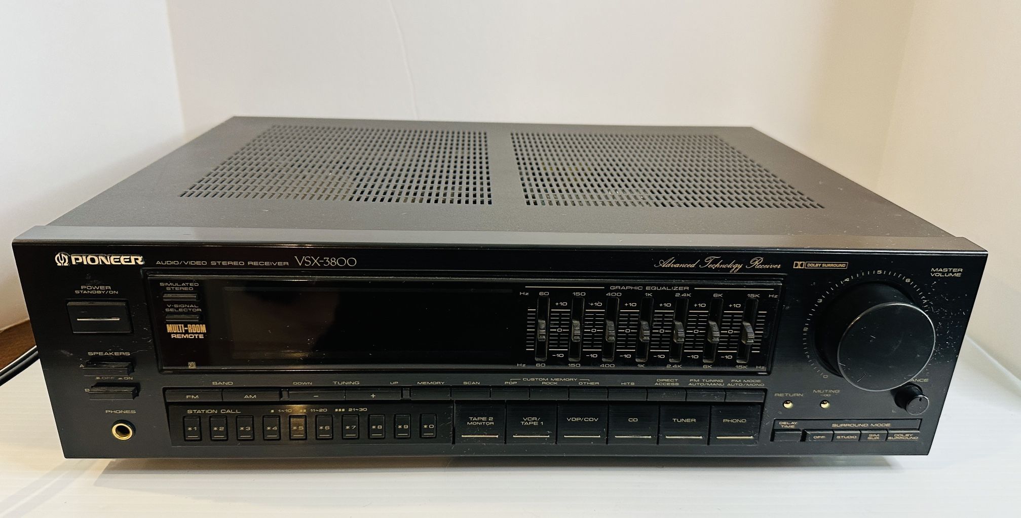 vintage pioneer receiver VSX-3800 Home Audio Video AMFM Surround Stereo Receive