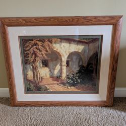 Monastery Arches Painting
