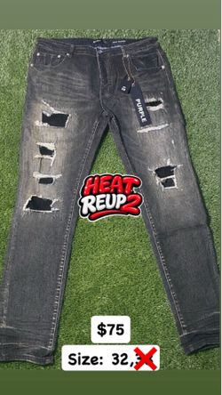 Purple jeans