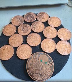 20 once’s of copper 15 rounds 5 oz kraken