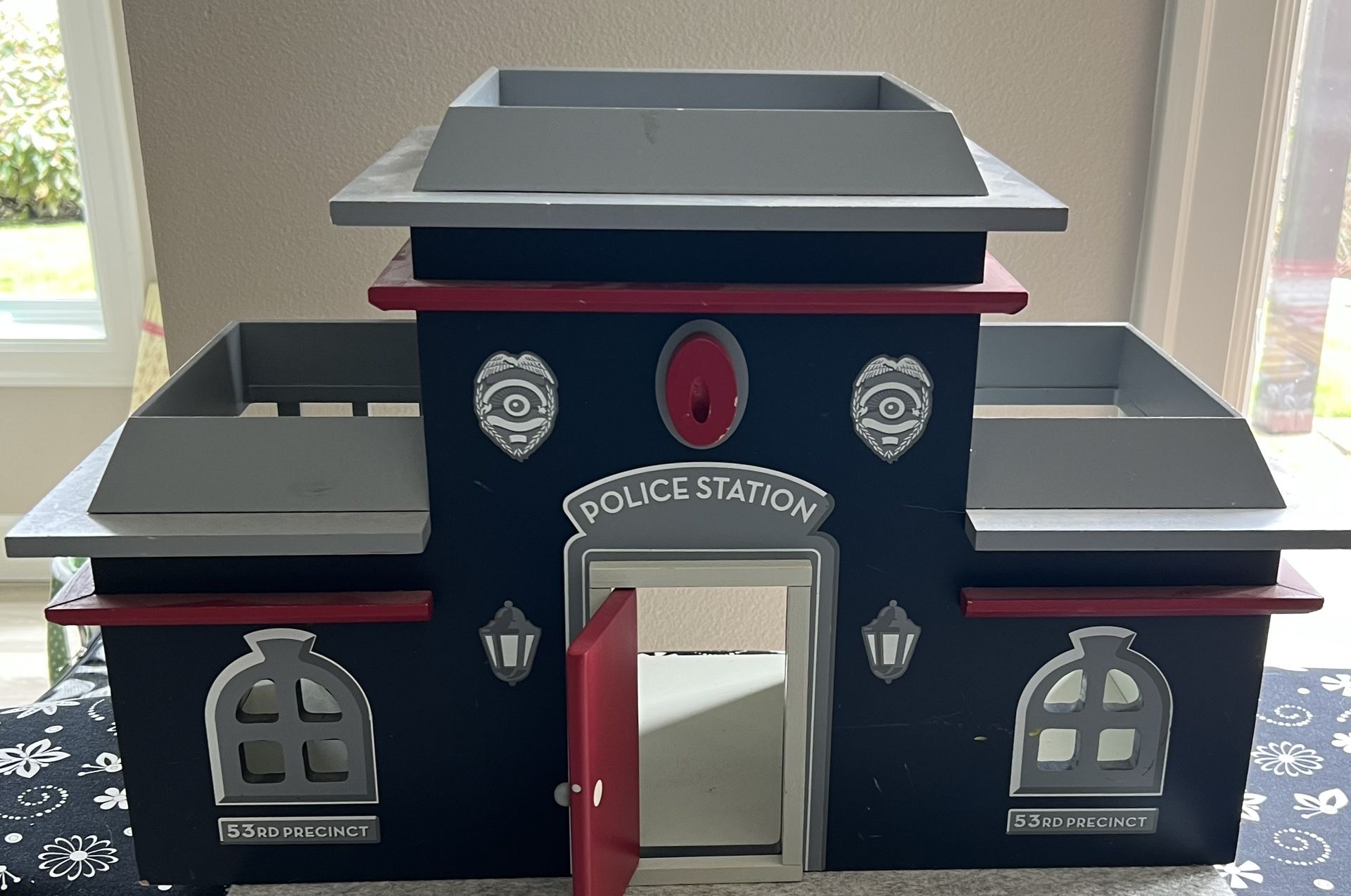 Kid Craft Wooden Police Station