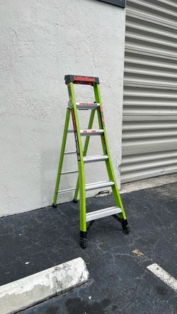 Little Giant Ladders, King Kombo, Professional, 4 ft. A Frame, 7 Ft. Extension, Fiberglass, Type 1AA, 375 lbs weight rating, (13470-001)
