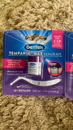 Teeth repair for missing fillings and caps