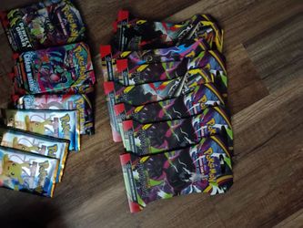 19 Pokémon TCG Booster Pack Lot 30th year anniversary packs pitch black perfect order  chaos rising