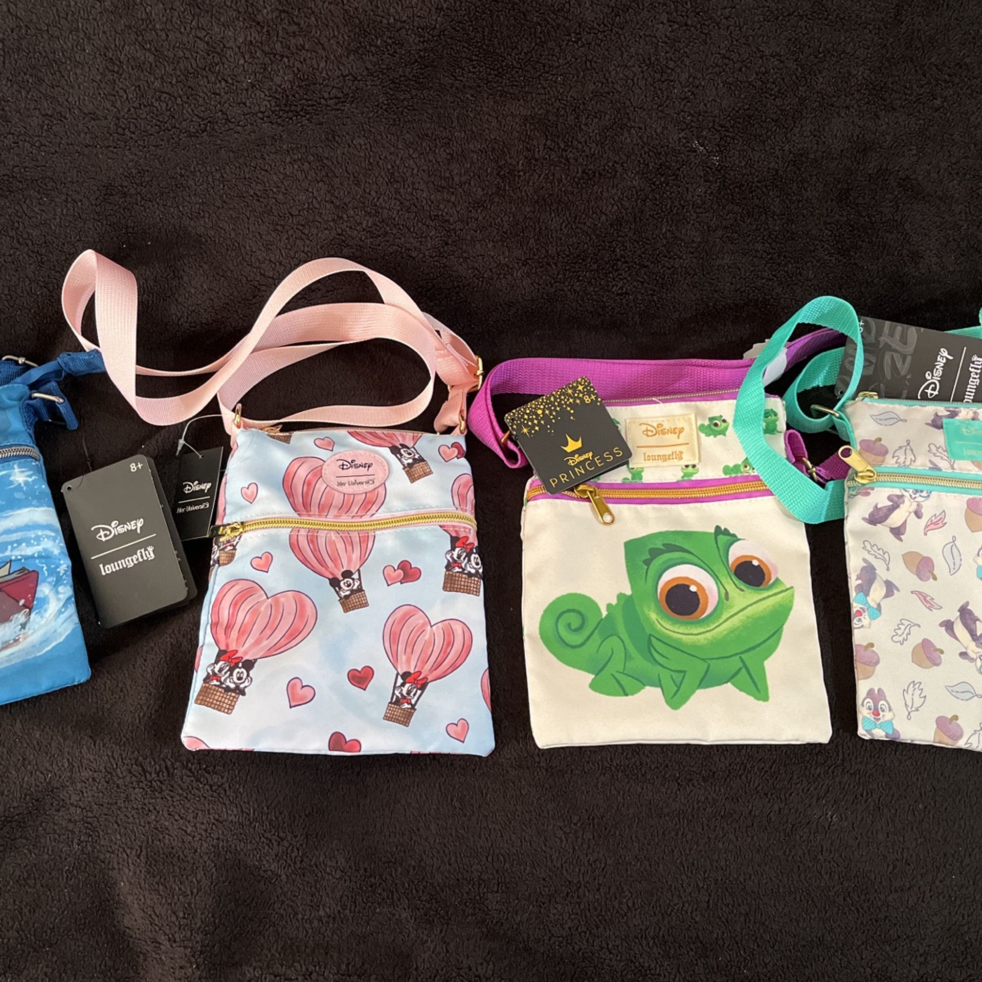 Disney/Loungefly Assorted FABRIC Crossbody PURSE -If Posted Its Available ! -$18 EACH ! 