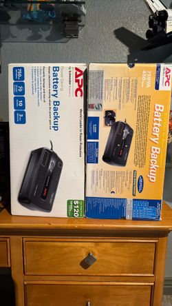 Surge protector battery backups