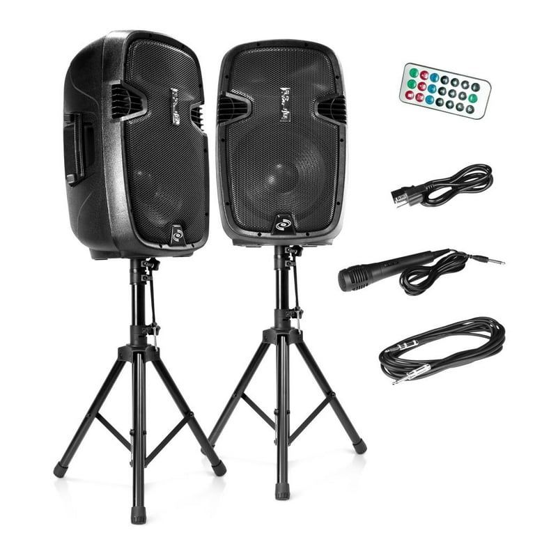 Active/Passive PA Speaker System w/ Two 12” Subs
