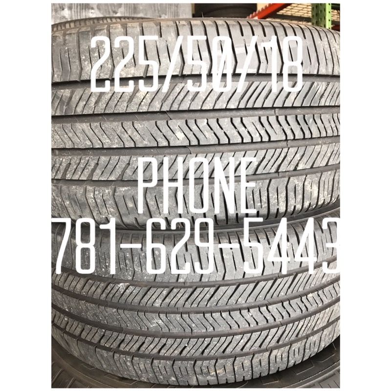 Used Tire For Sale 225/50/18 $50 each free mounting and Balancing