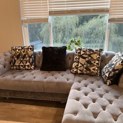 Grey Sofa Fits Up to 4 