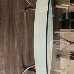 Glass Coffee Table And Side Tables