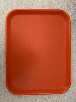 Cafeteria Trays approx. 10.5”x13.5” Orange