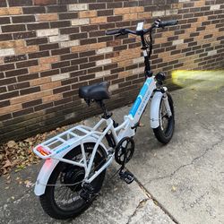 Letrick XP 2.0 Step-Through Folding Electric Bike