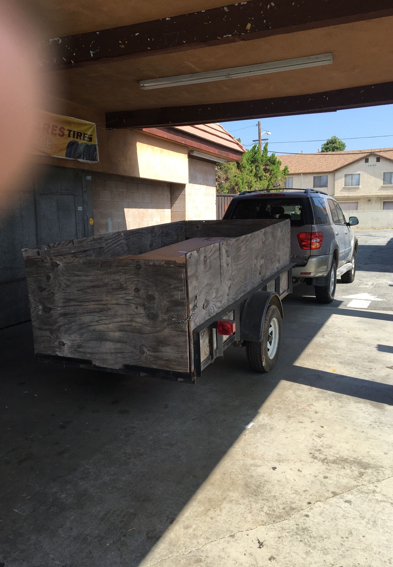 5x10 Aztex utility trailer toy hauler landscaping camping quads atv dirt bike
