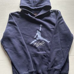 Jordan Brand Flight Logo Hoodie – Kids XL – Navy – Authentic
