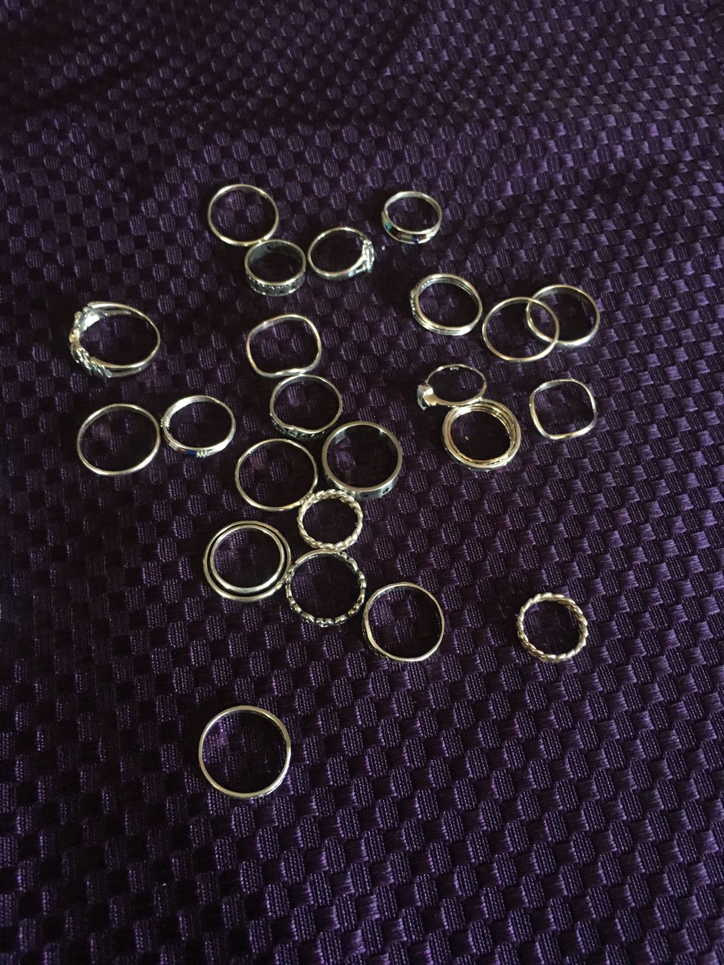 .925 S. Silver rings