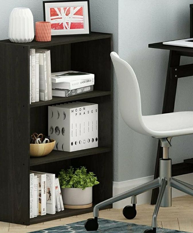 Simple 3 Tier Open Shelf Bookcase Display Shelf