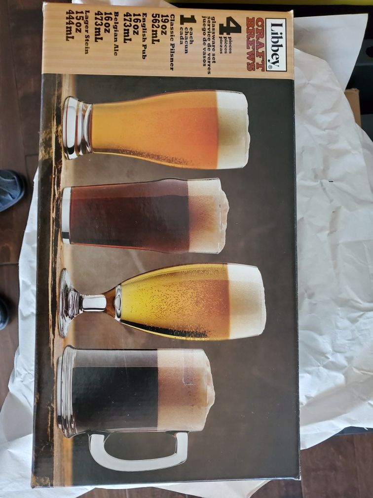 Libbey Beer Glasses 