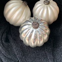 Mercury Glass Big Ornaments