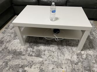 White coffee table